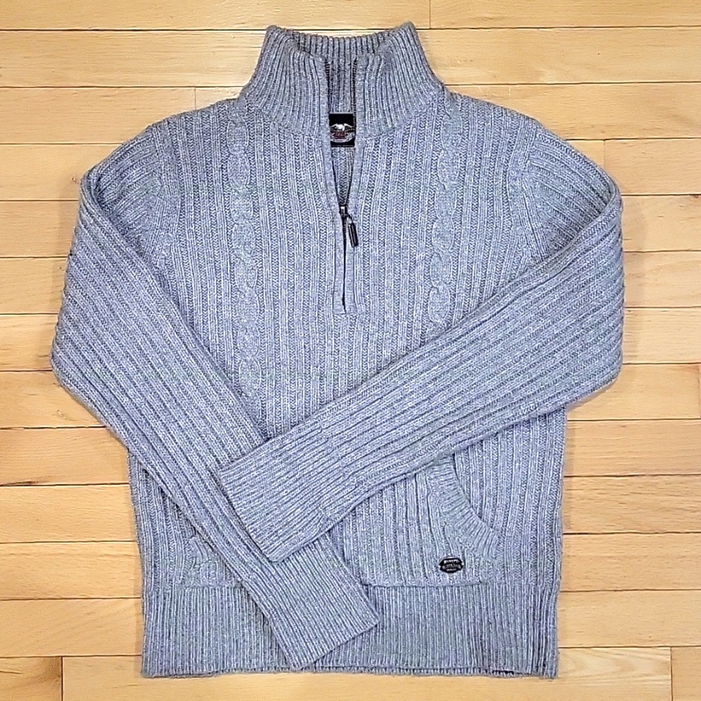 Harley-Davidson pullover sweater gray size medium